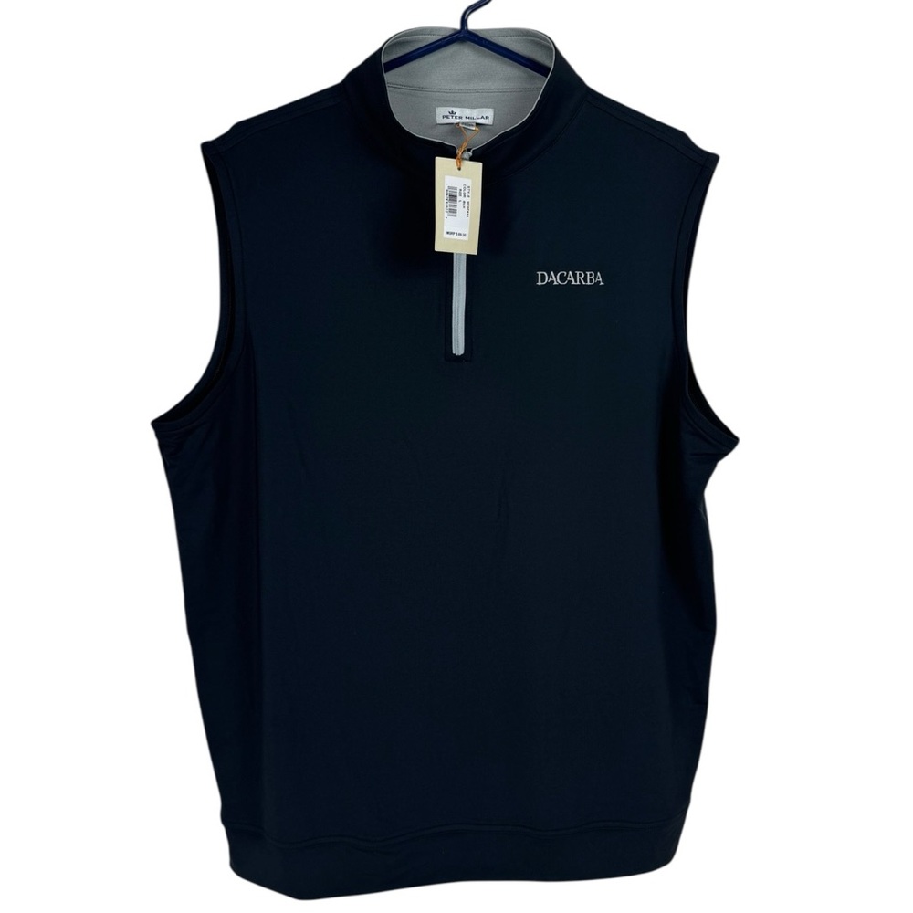 Peter Millar 1/4 Zip Pullover Performance Vest Si… - image 1